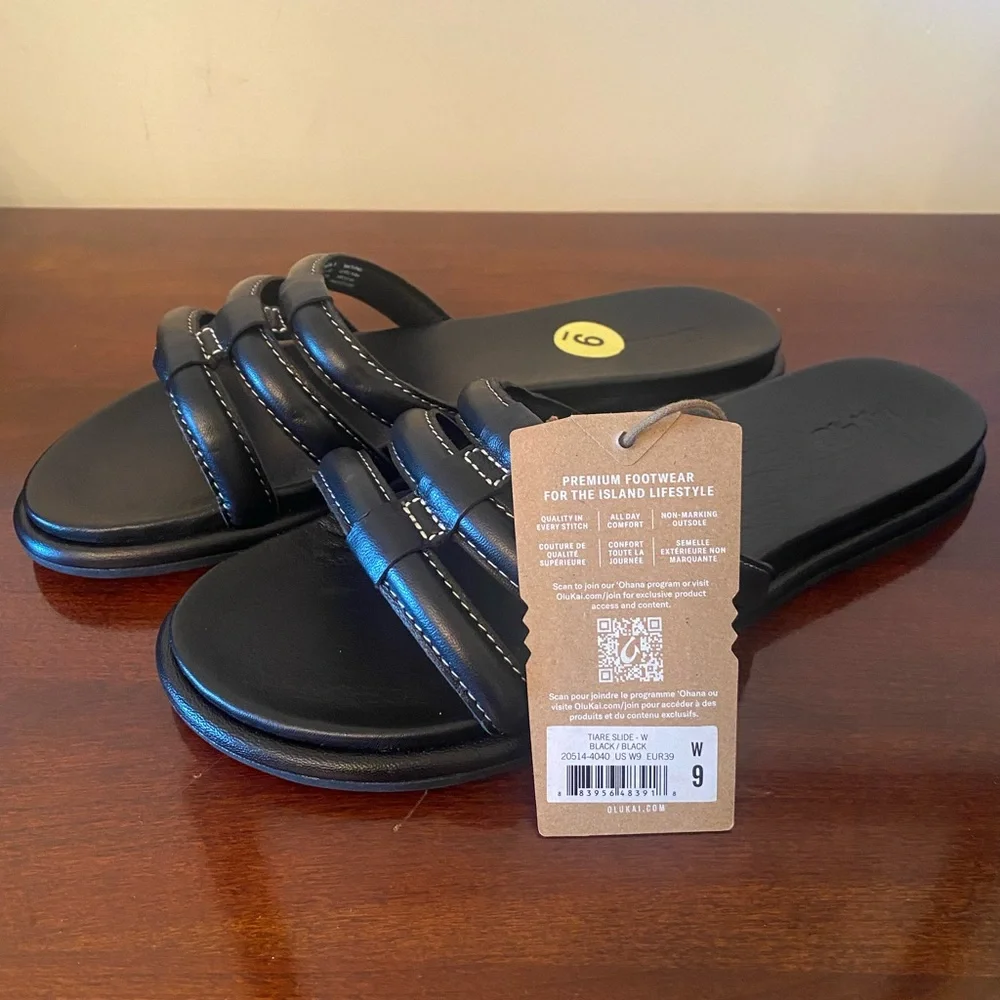 OluKai Women’s Tiare Slide Sandals - Picture 2 of 8